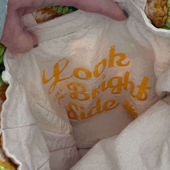 Vintage Granny Square Tote Bag - Picture 2 of 3